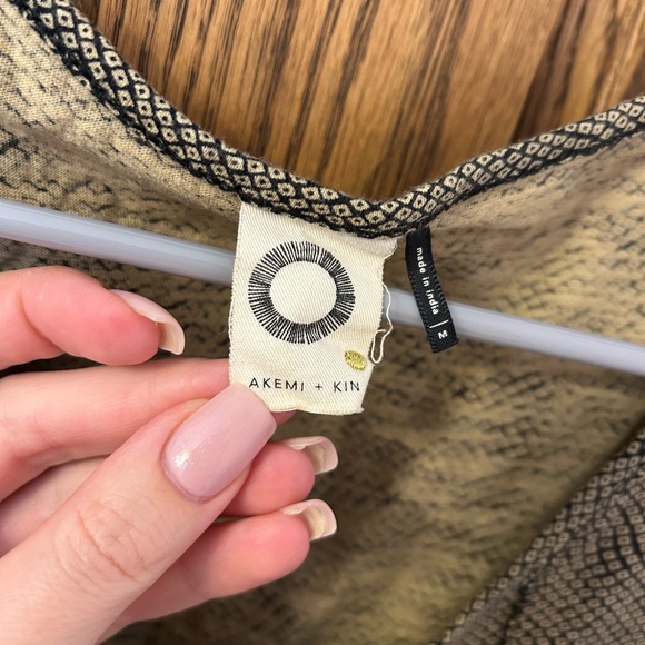 Anthropologie Akemi Kin Anaphora Beaded Boho Tank Top Medium - Picture 7 of 8